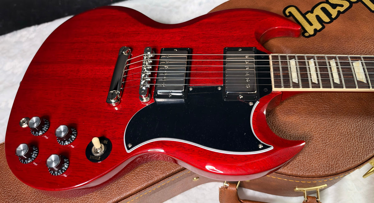 NEW ! Gibson SG Standard '61 Stop Bar - Vintage Cherry - Only 6.3 lbs - Authorized Dealer - G08001