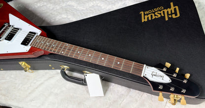 NEW! Gibson Custom 1971 Flying V Medallion Reissue Electric Guitar - Medallion Cherry - Authorized Dealer - Ultra RARE! Dealer Select - 6.4 lbs - G07912