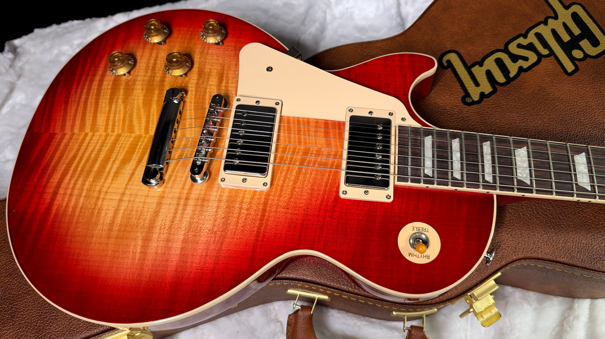 NEW ! Gibson Les Paul Standard '50s Left Handed - Sunburst - Killer Wide Flame Top! - WOW! - Authorized Dealer - Only 8.5 lbs - G08053