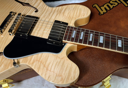 NEW ! Gibson ES-335 Block Inlay - Figured Natural - Authorized Dealer - Beautiful Maple - 8.6 lbs - G08050