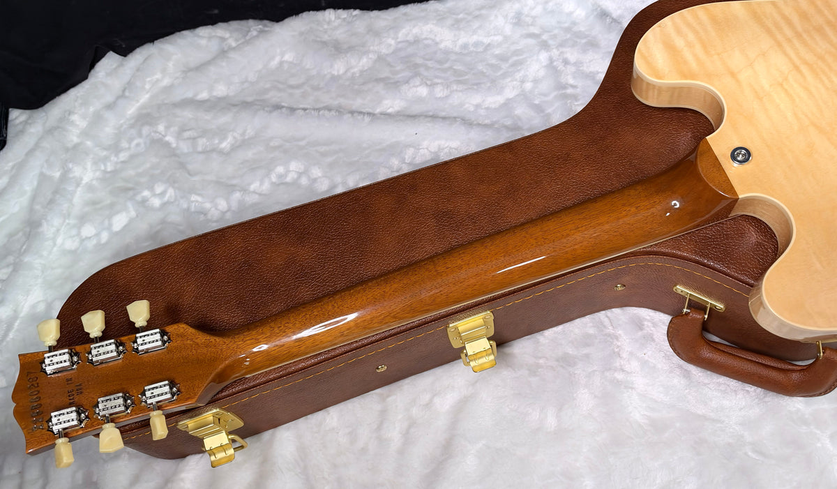 NEW ! Gibson ES-335 Block Inlay - Figured Natural - Authorized Dealer - Beautiful Maple - 8.6 lbs - G08050