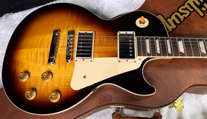 NEW! ! Gibson Les Paul 50's Standard - Tobacco Sunburst - Beautiful Curly Flame Maple Top - Authorized Dealer - 9.2 lbs - G08052