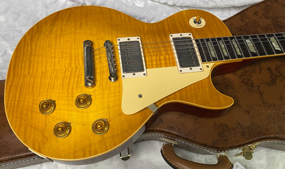 NEW ! Gibson Custom Shop 1959 Les Paul - Lemon Burst VOS - Authorized Dealer - Hand Picked Flame Top - ONLY 8.5 lbs - G07267