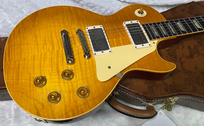 NEW ! Gibson Custom Shop 1959 Les Paul - Lemon Burst VOS - Authorized Dealer - Hand Picked Flame Top - ONLY 8.5 lbs - G07267