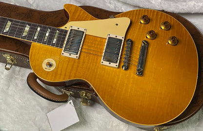 NEW ! Gibson Custom Shop 1959 Les Paul - Lemon Burst VOS - Authorized Dealer - Hand Picked Flame Top - ONLY 8.5 lbs - G07267