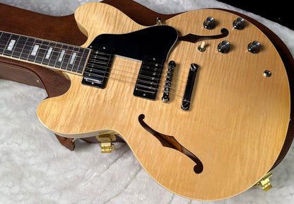 NEW ! Gibson ES-335 Block Inlay - Figured Natural - Authorized Dealer - Beautiful Maple - 8.6 lbs - G08049