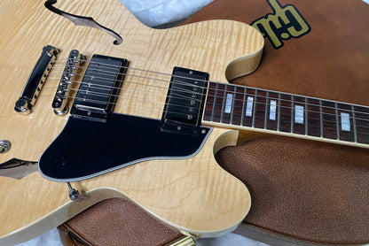 NEW ! Gibson ES-335 Block Inlay - Figured Natural - Authorized Dealer - Beautiful Maple - 8 lbs - G07274