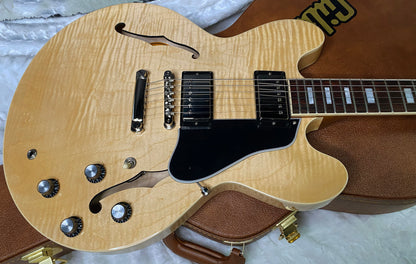 NEW ! Gibson ES-335 Block Inlay - Figured Natural - Authorized Dealer - Beautiful Maple - 8 lbs - G07274