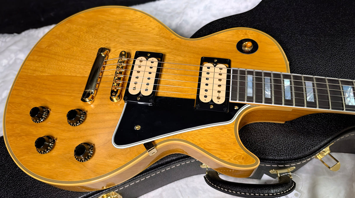 NEW! Gibson Custom 1957 Les Paul Custom Reissue Electric Guitar - Korina - VOS Limited Edition 2026 Collection - 9.4lbs - Authorized Dealer - G08022
