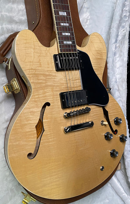 NEW ! Gibson ES-335 Block Inlay - Figured Natural - Authorized Dealer - Beautiful Maple - 8 lbs - G07274