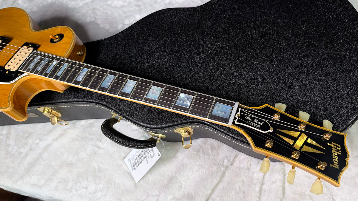 NEW! Gibson Custom 1957 Les Paul Custom Reissue Electric Guitar - Korina - VOS Limited Edition 2026 Collection - 9.4lbs - Authorized Dealer - G08022
