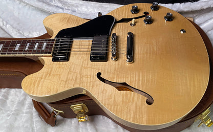 NEW ! Gibson ES-335 Block Inlay - Figured Natural - Authorized Dealer - Beautiful Maple - 8 lbs - G07274