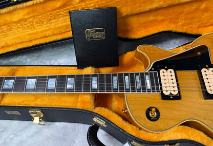 NEW! Gibson Custom 1957 Les Paul Custom Reissue Electric Guitar - Korina - VOS Limited Edition 2026 Collection - 9.4lbs - Authorized Dealer - G08022