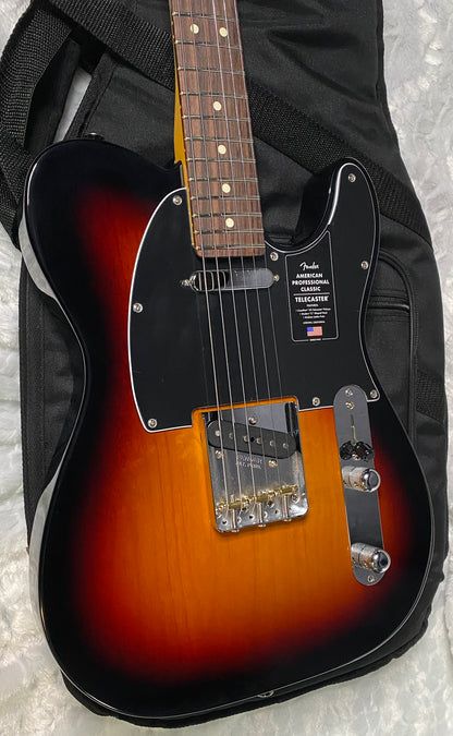 NEW ! Fender American Professional Classic Telecaster 3-Color Sunburst - 7.35lbs - Authorized Dealer - G05764