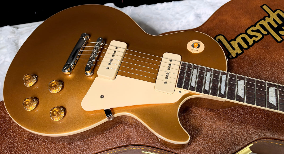 NEW! Gibson Les Paul Standard '50s P-90 - Gold Top - Authorized Dealer - Only 8.9 lbs - G08051