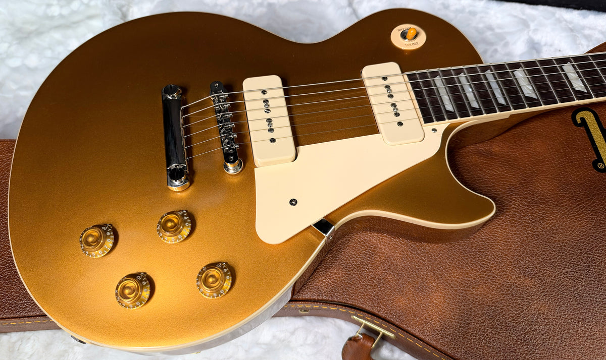 NEW! Gibson Les Paul Standard '50s P-90 - Gold Top - Authorized Dealer - Only 8.9 lbs - G08051