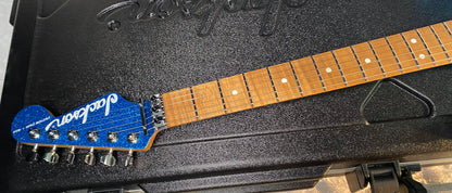 NEW ! Jackson Custom Shop Dinky HSH - Roasted Maple Neck & Fretboard - DK - Blue Sparkle - Authorized Dealer - 8.3 lbs - G06649