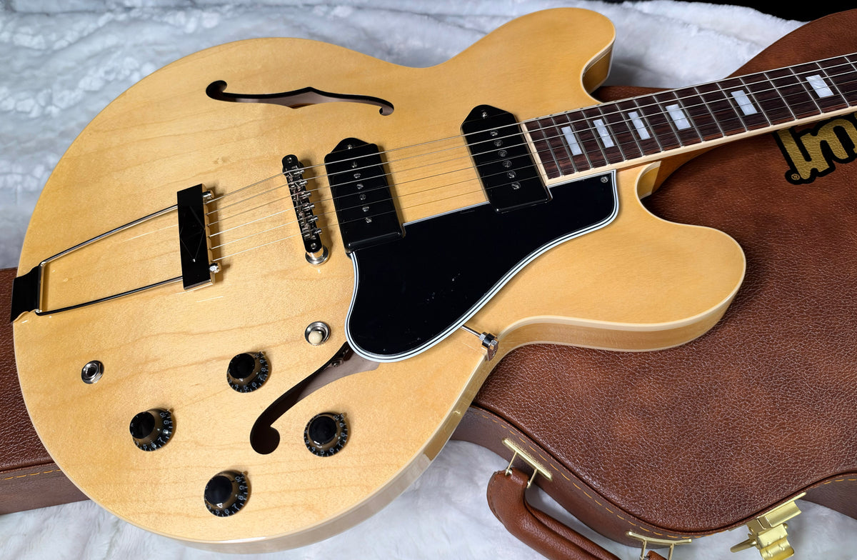 NEW! ! Gibson ES-330 Hollowbody Electric Guitar - Antique Natural - Authorized Dealer - Only 6.3 lbs! G08048