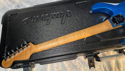 NEW ! Jackson Custom Shop Dinky HSH - Roasted Maple Neck & Fretboard - DK - Blue Sparkle - Authorized Dealer - 8.3 lbs - G06649