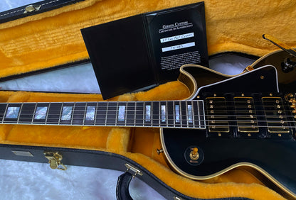 NEW! Gibson Les Paul Custom 3 Pick-UP 1957 Reissue VOS Custom Shop Authorized Dealer Bigsby - Only 9.5lbs - G07269