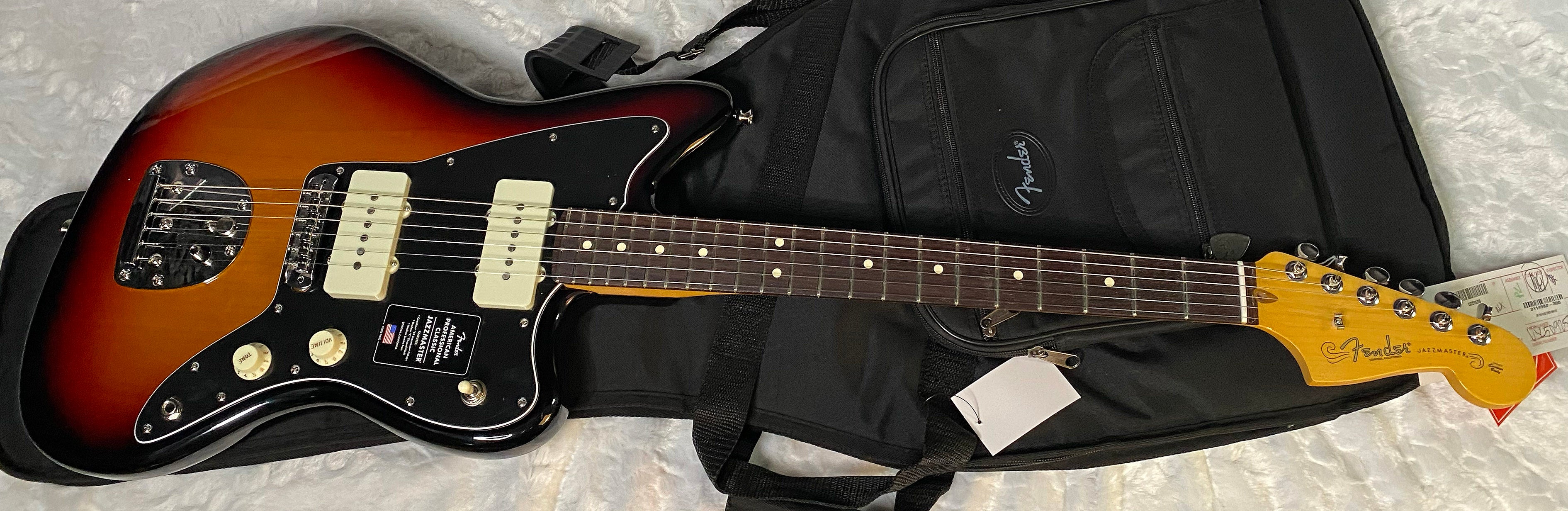 NEW! Fender American Professional Classic Jazzmaster - 3-Color Sunburst - 7.9lbs - Authorized Dealer - G05773