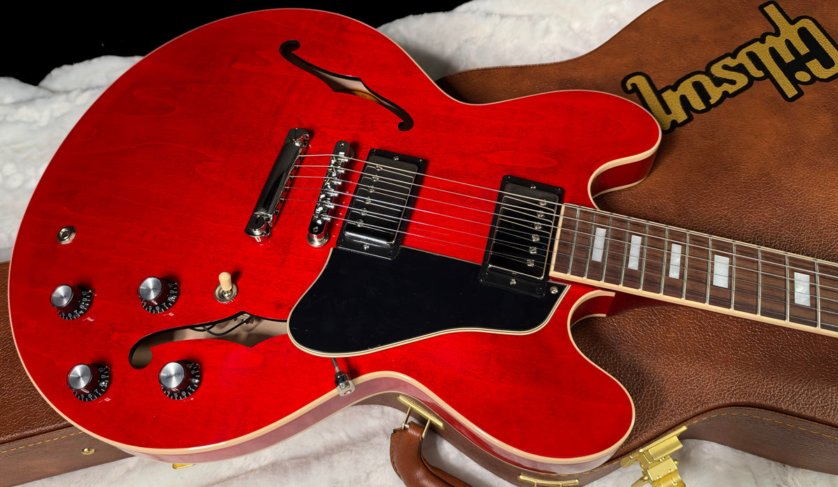 NEW ! Gibson ES-335 60s Semi-Hollowbody Electric Guitar - Sixties Cherry - Authorized Dealer - 8.65 lbs - G07927