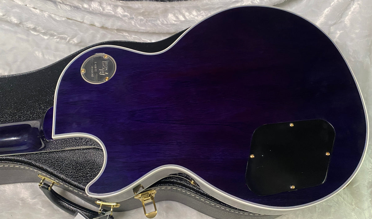 NEW! Gibson Dealer Select Custom Shop Les Paul Custom AAAAA Quilt 5AQ - Aqua Blue - Authorized Dealer - Best Quilt Top We Haver EVER SEEN!!! - G07295