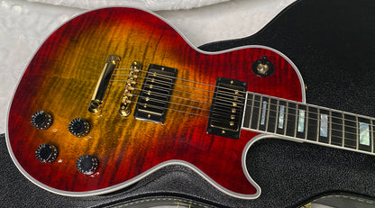 NEW! Gibson Les Paul Custom Axcess - Bengal Burst - ABSOLUTELY KILLER Flame! Only 8 lbs - Authorized Dealer - G07283