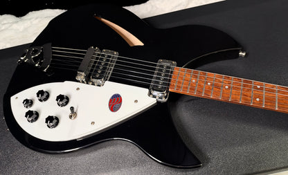 NEW! Rickenbacker 330 Jet Glo JG Jetglo - Semi Hollow Electric Guitar - Authorized Dealer - 7.6 lbs - G08054