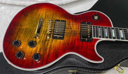 NEW! Gibson Les Paul Custom Axcess - Bengal Burst - ABSOLUTELY KILLER Flame! Only 8 lbs - Authorized Dealer - G07283