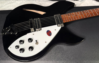 NEW! Rickenbacker 330 Jet Glo JG Jetglo - Semi Hollow Electric Guitar - Authorized Dealer - 7.6 lbs - G08054