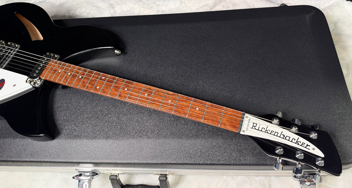 NEW! Rickenbacker 330 Jet Glo JG Jetglo - Semi Hollow Electric Guitar - Authorized Dealer - 7.6 lbs - G08054