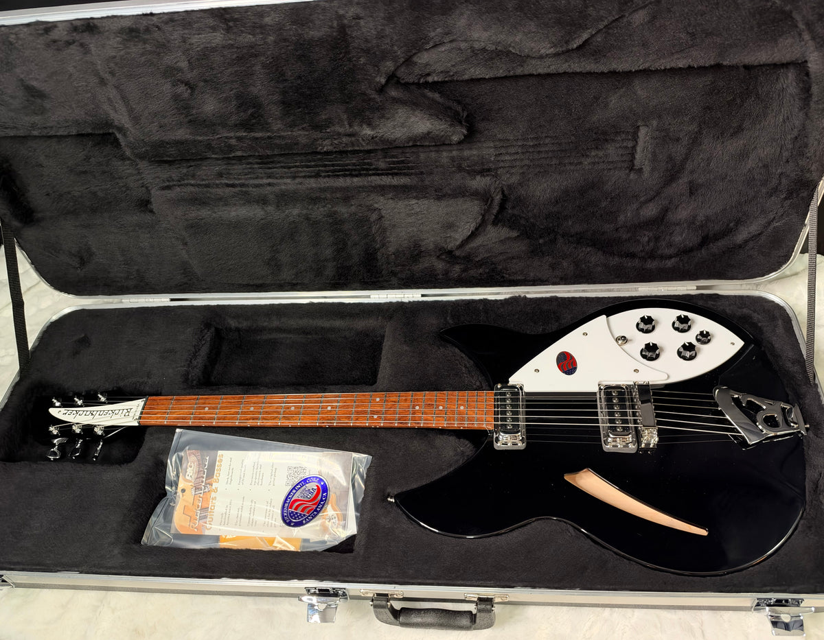 NEW! Rickenbacker 330 Jet Glo JG Jetglo - Semi Hollow Electric Guitar - Authorized Dealer - 7.6 lbs - G08054
