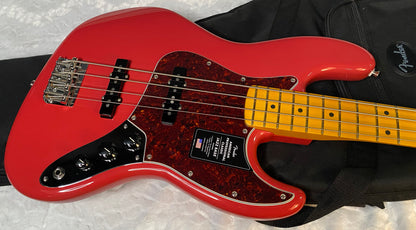 NEW ! Fender American Professional Classic Jazz Bass - Faded Dakota Red - Authorized Dealer - In-Stock! G05760