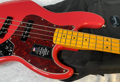 NEW ! Fender American Professional Classic Jazz Bass - Faded Dakota Red - Authorized Dealer - In-Stock! G05760