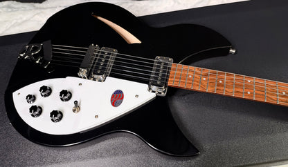 NEW! Rickenbacker 330 Jet Glo JG Jetglo - Semi Hollow Electric Guitar - Authorized Dealer - 7.6 lbs - G08055