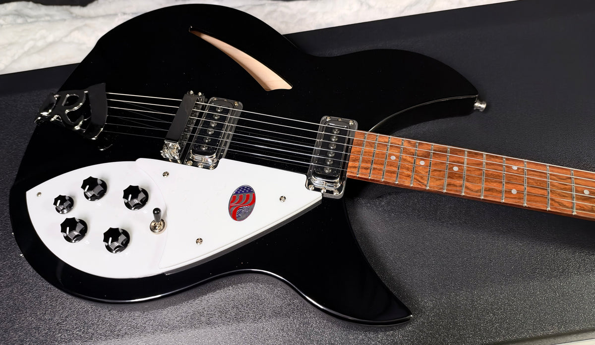 NEW! Rickenbacker 330 Jet Glo JG Jetglo - Semi Hollow Electric Guitar - Authorized Dealer - 7.6 lbs - G08055