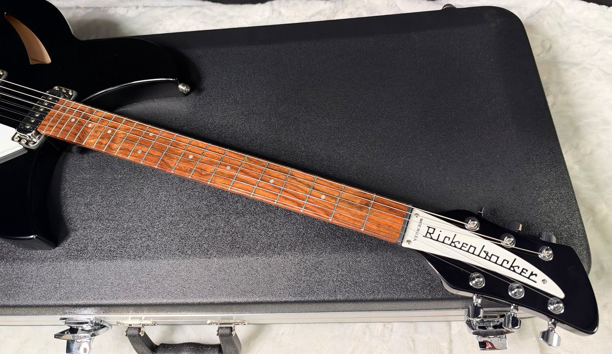 NEW! Rickenbacker 330 Jet Glo JG Jetglo - Semi Hollow Electric Guitar - Authorized Dealer - 7.6 lbs - G08055