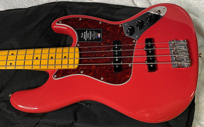NEW ! Fender American Professional Classic Jazz Bass - Faded Dakota Red - Authorized Dealer - In-Stock! G05760