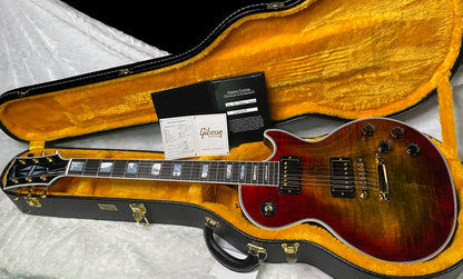 NEW! Gibson Les Paul Custom Axcess - Bengal Burst - ABSOLUTELY KILLER Flame! Only 8 lbs - Authorized Dealer - G07283