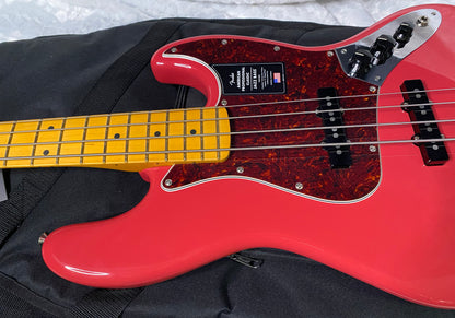 NEW ! Fender American Professional Classic Jazz Bass - Faded Dakota Red - Authorized Dealer - In-Stock! G05760