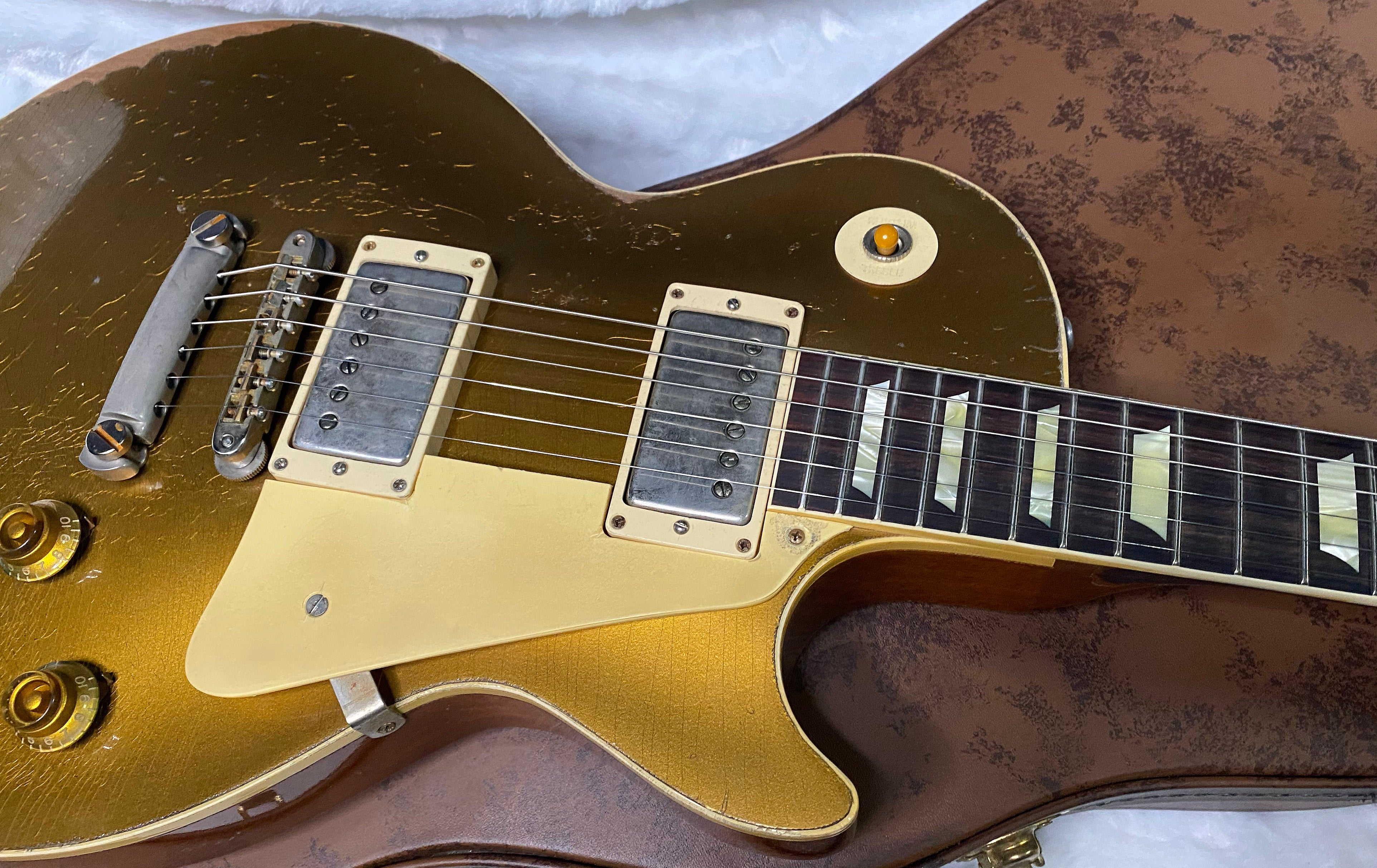 NEW! Gibson Custom Shop '57 Les Paul Gold Top Reissue Ultra Heavy Murphy Lab - Authorized Dealer - 8.8 lbs! - G07284