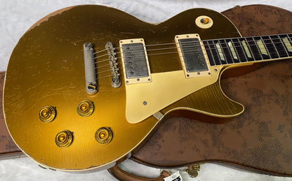 NEW! Gibson Custom Shop '57 Les Paul Gold Top Reissue Ultra Heavy Murphy Lab - Authorized Dealer - 8.8 lbs! - G07284