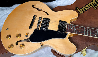 NEW ! Gibson ES-335 50s Semi-Hollowbody Electric Guitar - Vintage Natural - Authorized Dealer - 8.5lbs - G08006