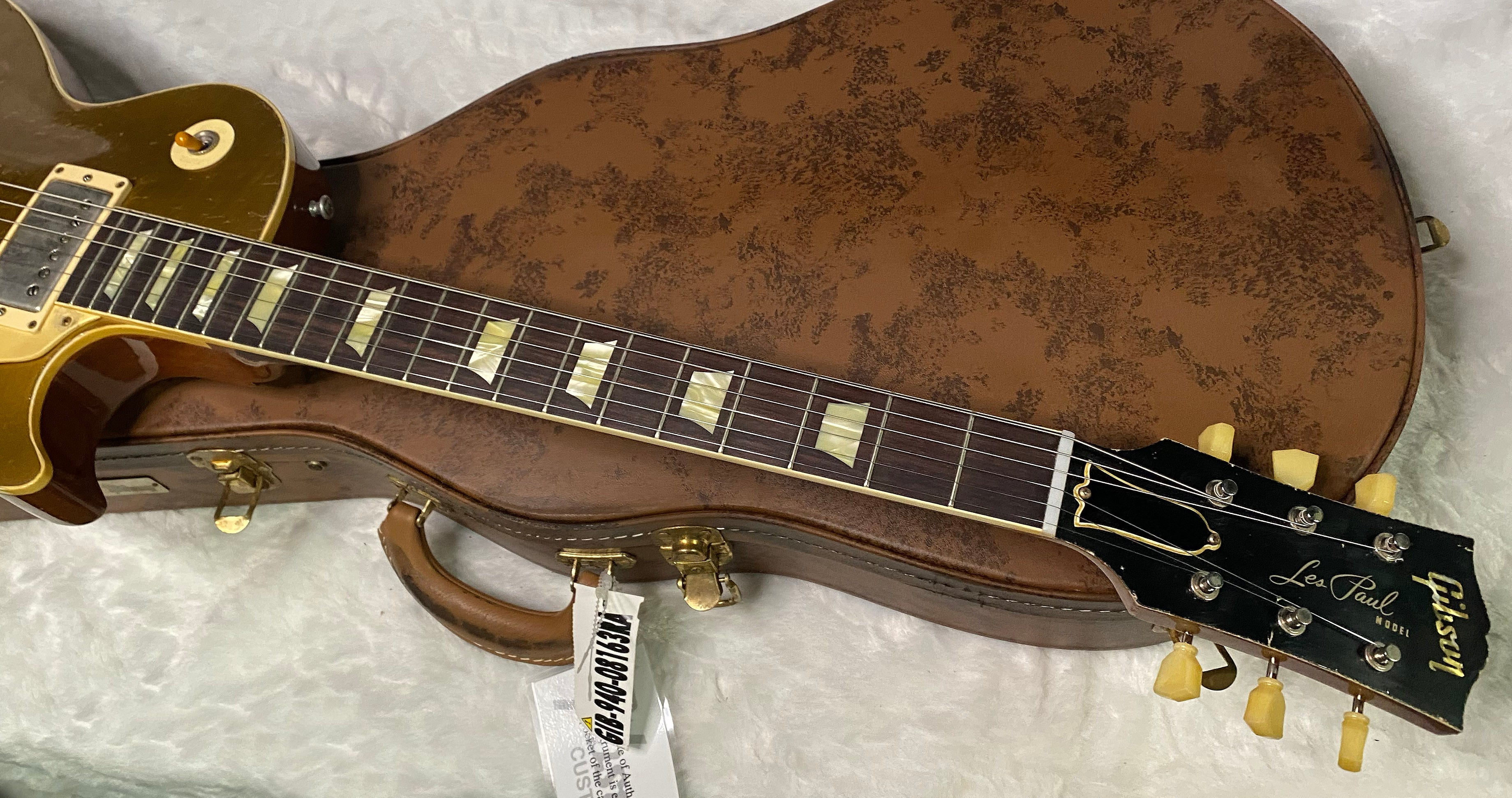 NEW! Gibson Custom Shop '57 Les Paul Gold Top Reissue Ultra Heavy Murphy Lab - Authorized Dealer - 8.8 lbs! - G07284