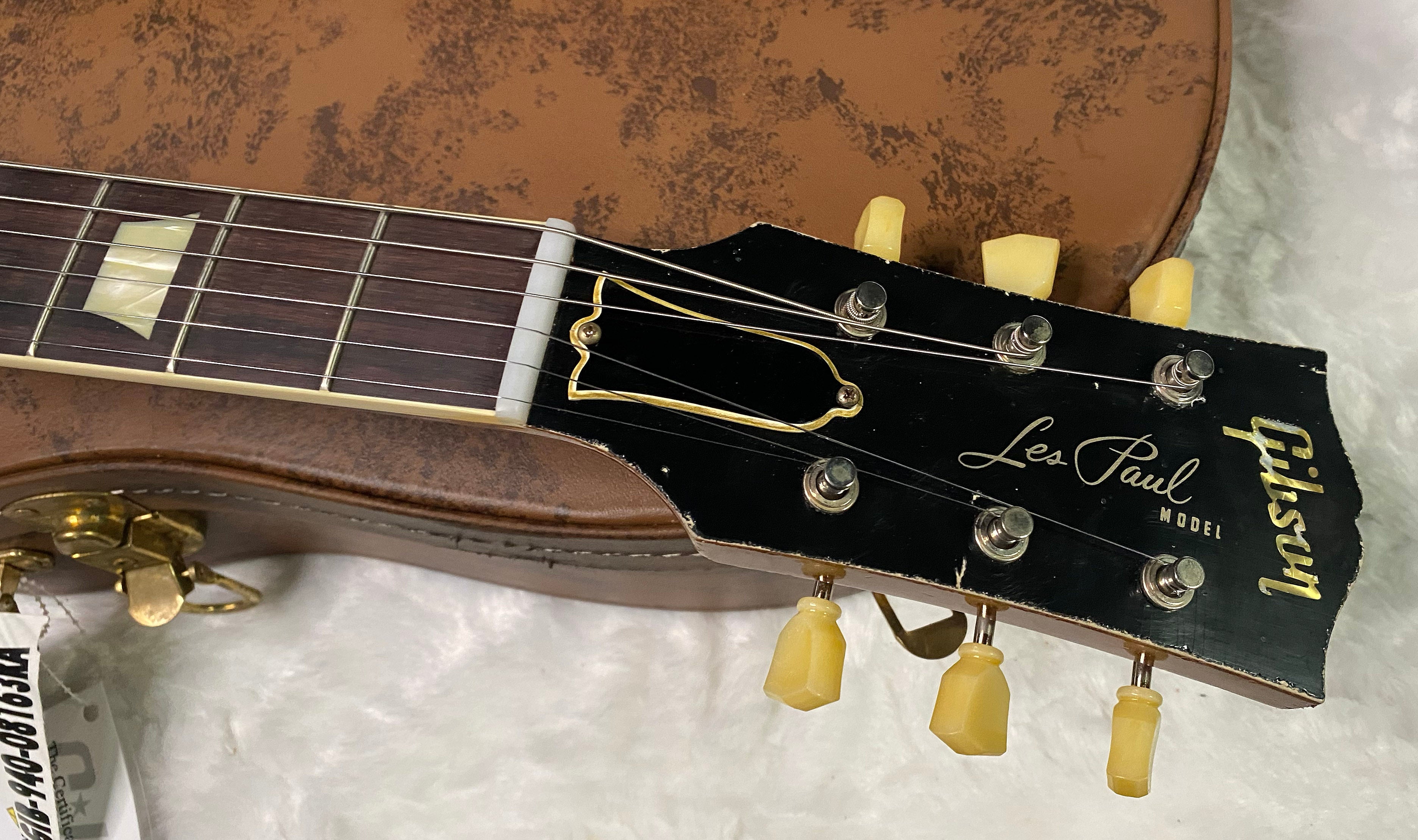 NEW! Gibson Custom Shop '57 Les Paul Gold Top Reissue Ultra Heavy Murphy Lab - Authorized Dealer - 8.8 lbs! - G07284