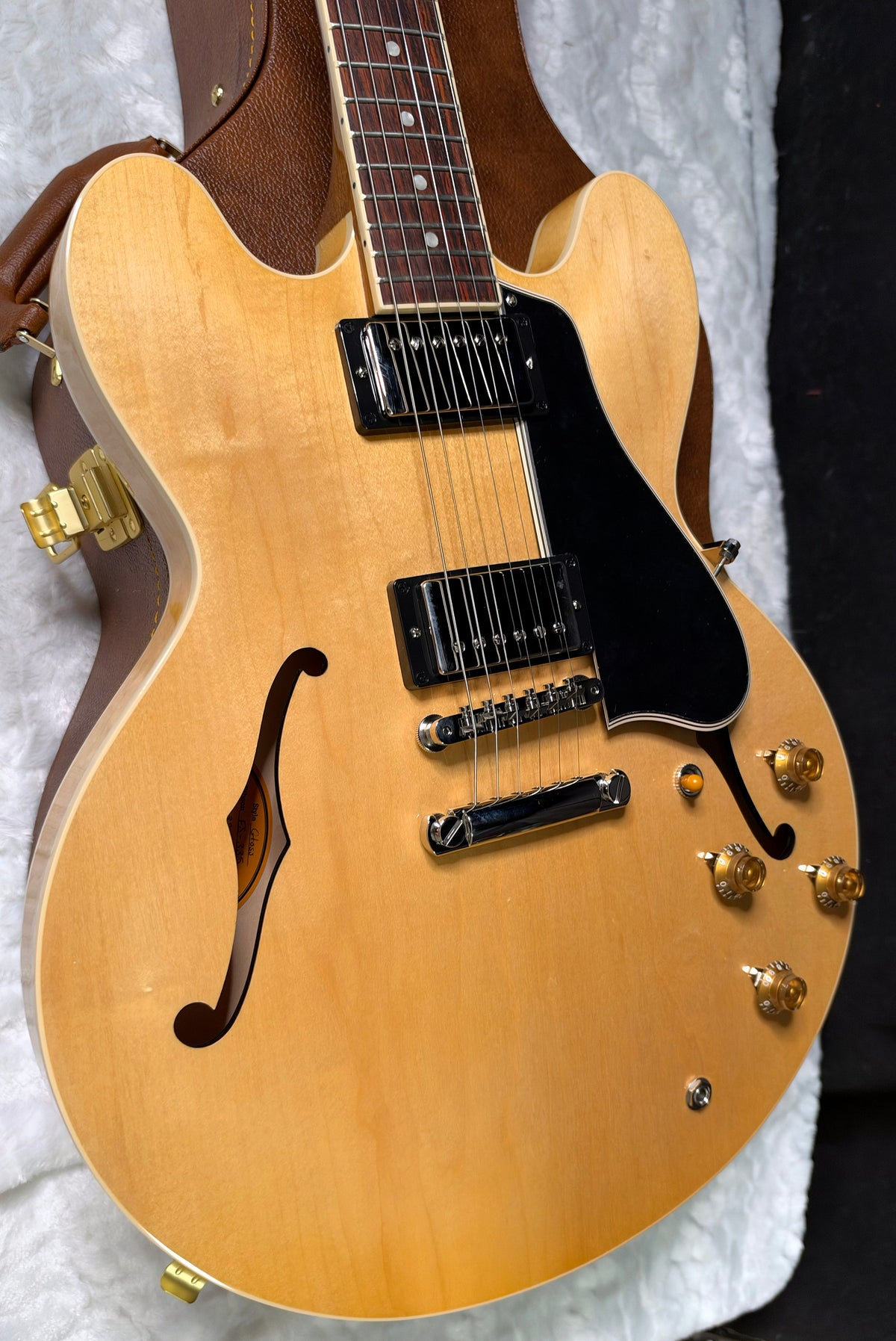 NEW ! Gibson ES-335 50s Semi-Hollowbody Electric Guitar - Vintage Natural - Authorized Dealer - 8.5lbs - G08006