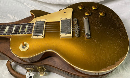 NEW! Gibson Custom Shop '57 Les Paul Gold Top Reissue Ultra Heavy Murphy Lab - Authorized Dealer - 8.8 lbs! - G07284