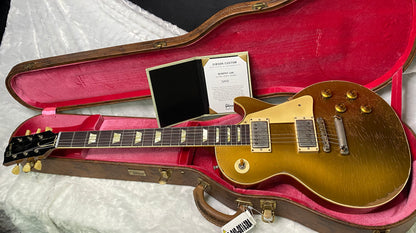 NEW! Gibson Custom Shop '57 Les Paul Gold Top Reissue Ultra Heavy Murphy Lab - Authorized Dealer - 8.8 lbs! - G07284