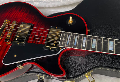 NEW! Gibson Dealer Select Custom Shop Les Paul Custom Red Widow AAA Figured Flame Top - Authorized Dealer - 9.9 lbs - G07304